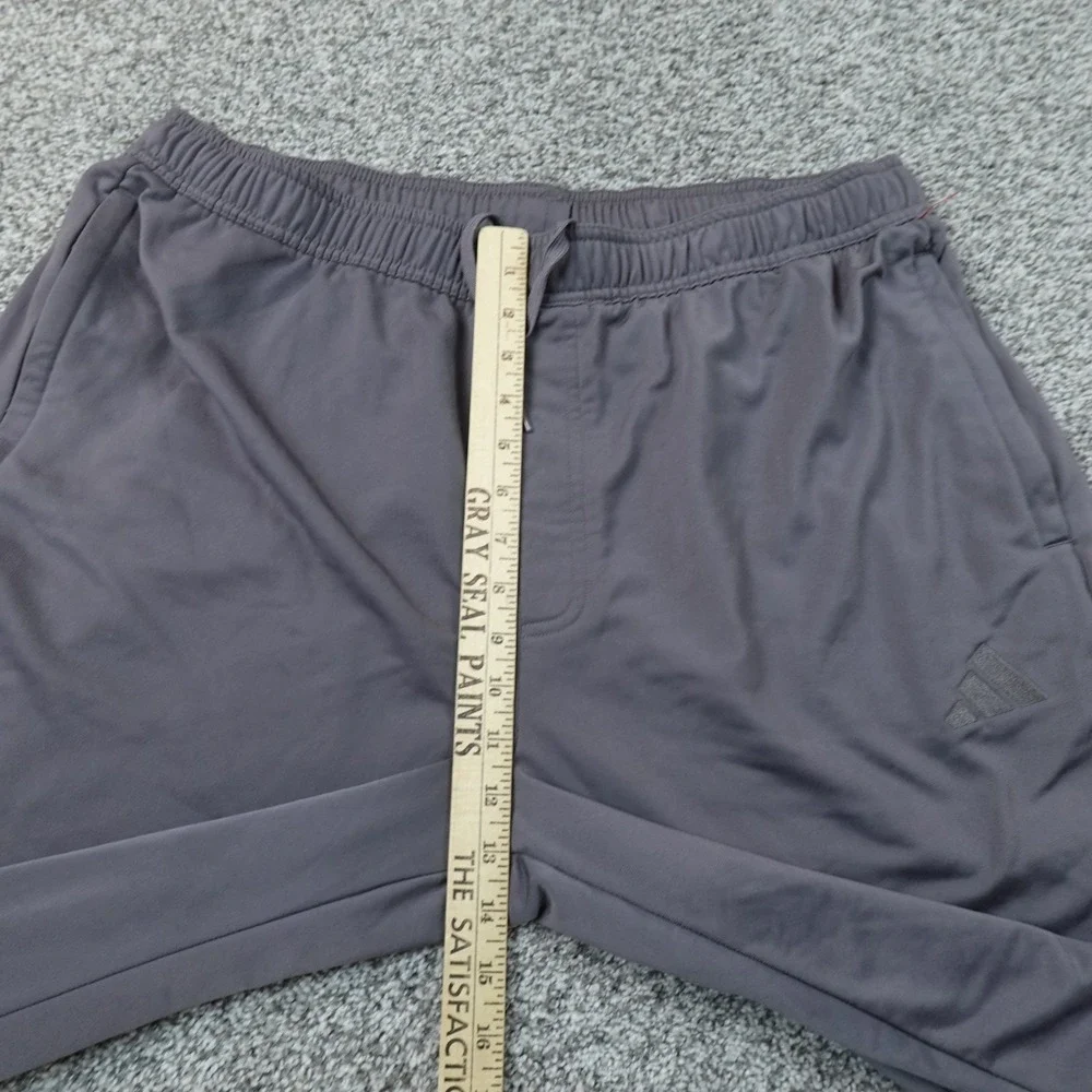 Adidas Pants Mens 2XL Gray Athletic Workout Gym Sweatpants Jogger Drawstring Run